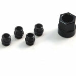 Matrix Precision Arms 1911 Quad Drive Grip Bushings, Black w/Wrench