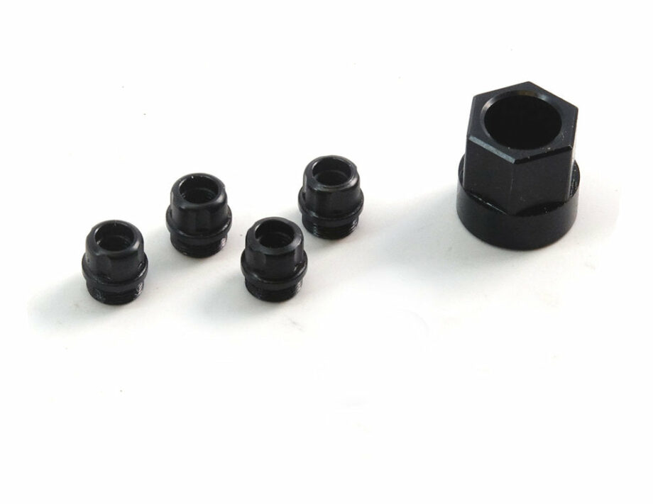 Matrix Precision Arms 1911 Quad Drive Grip Bushings, Black w/Wrench