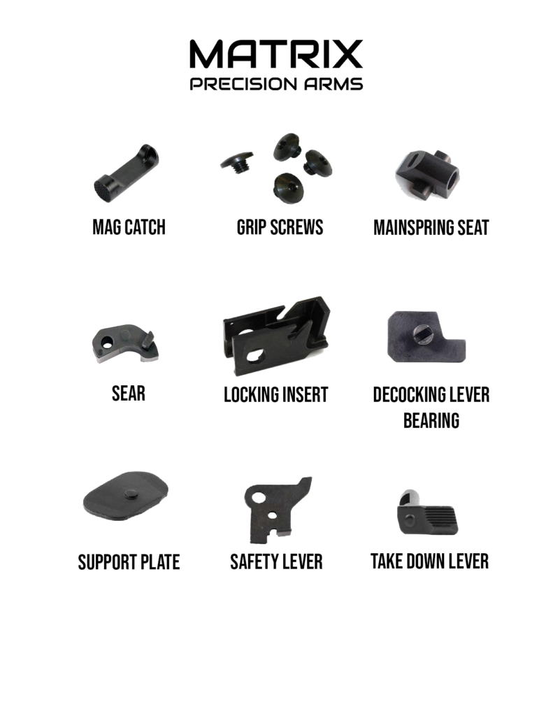 List of Lower Parts Needed for Sig Sauer P220/P226/P228/P229