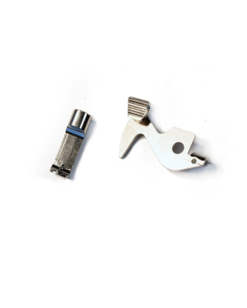 Matrix Precision Arms Nickel Extended Magazine Catch and Nickel Special Decocking Lever for Sig Sauer P Series
