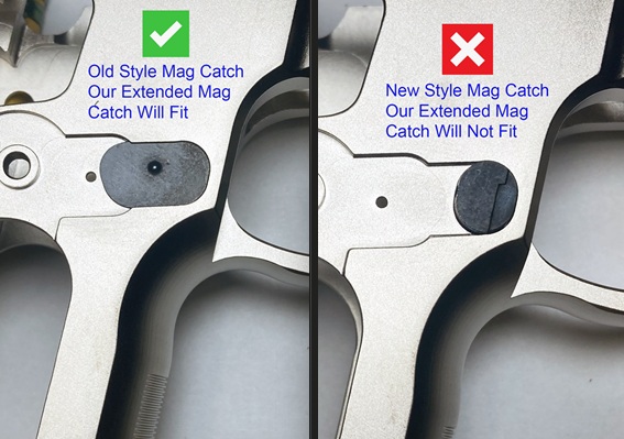 Matrix Precision Nickel Extended Magazine Catch and Nickel Special Decocking Lever for Sig Sauer P Series - Image 4