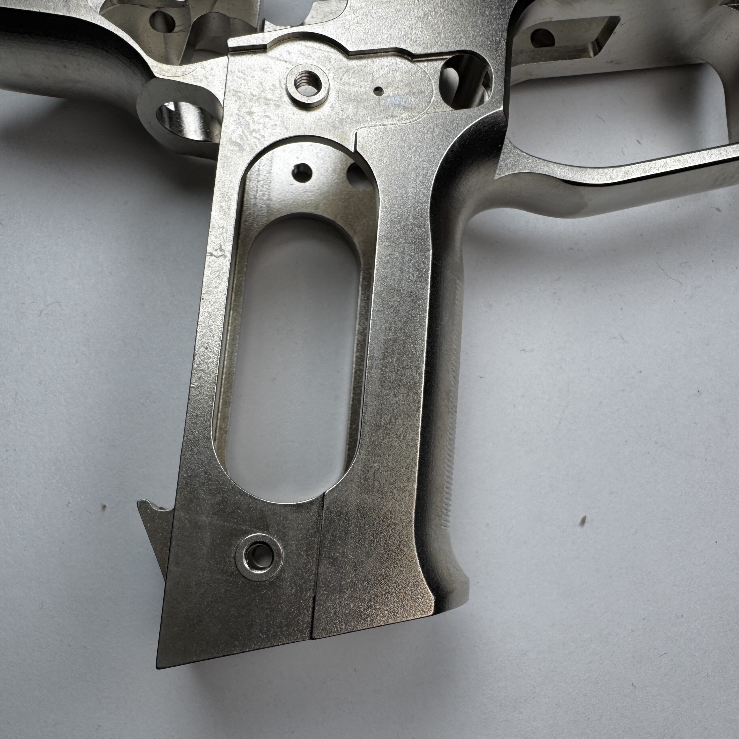 P226 Beaver Tail, No Rail, Nickel Blemished Serialized Frame - 0879