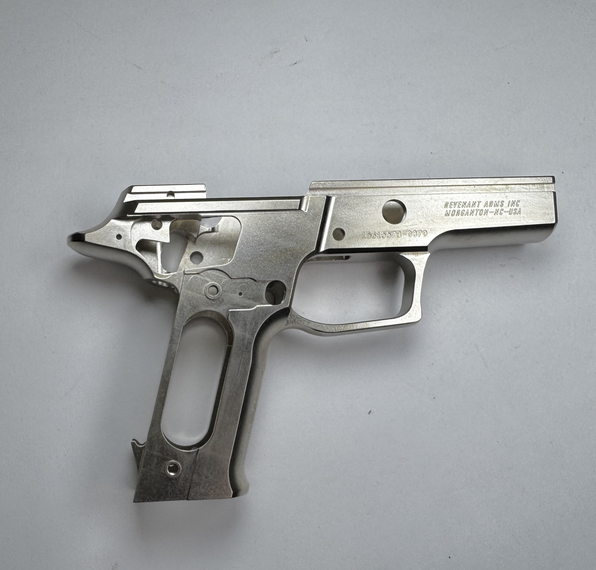 P226 Beaver Tail, No Rail, Nickel Blemished Serialized Frame - 0879