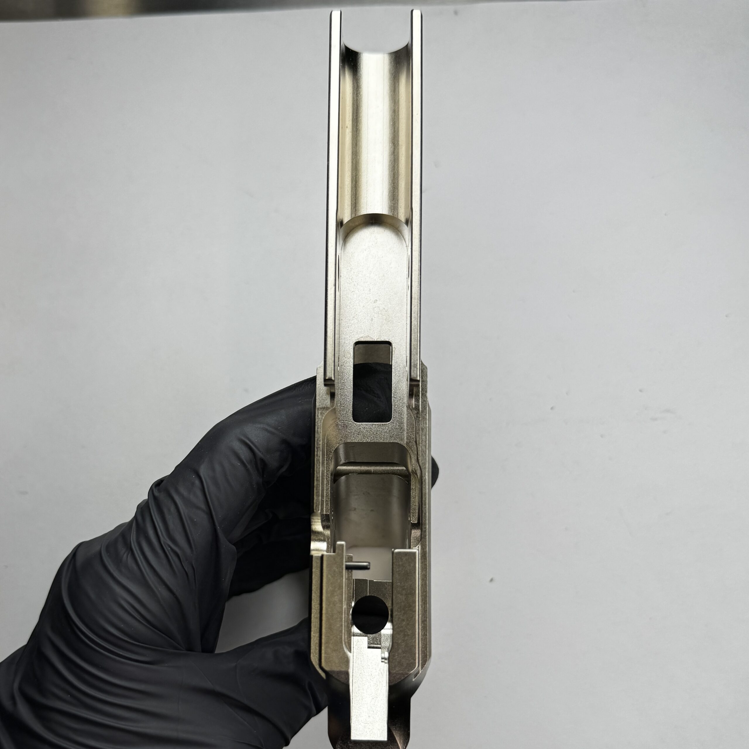P226 Beaver Tail, No Rail, Nickel Blemished Serialized Frame - 0879
