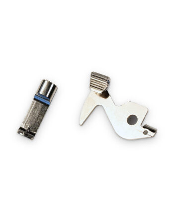 Matrix Precision Nickel Extended Magazine Catch and Nickel Special Decocking Lever for Sig Sauer P Series
