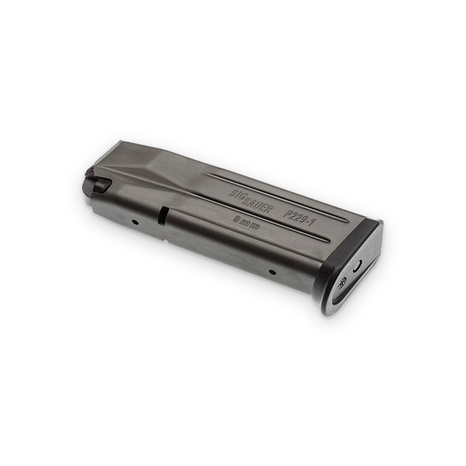 Sig Sauer P229-1 E2 9mm 15 Round OEM Magazine Blued Steel – MAG-229-9-15-E2